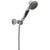 Delta 3-Setting Chrome Handheld Shower Head with Wall Bracket and Hose 593574