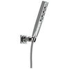 Delta Universal Showering Components Collection Chrome Finish Zura Modern Multi-Function Hand Shower with Wall Mount and Hose Included 743914