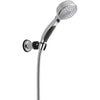 Delta 9-Spray ActivTouch Chrome Handheld Shower Head w/ Wall Bracket 561068