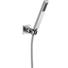 Delta Vero Modern Chrome Handheld Shower Head w/ Wall Bracket and Hose 521811