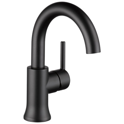 Delta Trinsic Matte Black Finish Single Handle Bathroom Faucet D559HABLDST