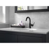 Delta Trinsic Matte Black Finish Single Handle Bathroom Faucet D559HABLDST