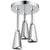 Delta Chrome Finish 2.5 GPM Zura H2OKinetic Pendant Triple Ceiling Mount Raincan Shower Head D5714025