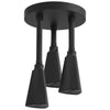 Delta Universal Showering Components Collection Matte Black Finish H2Okinetic Ceiling Mount Pendant Raincan Shower Head D57140BL