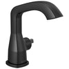 Delta Stryke Matte Black Finish Single Handle Faucet Less Handle D576BLMPULHPDST