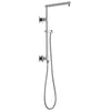 Delta Chrome Finish Emerge Modern Angular Square Shower Column 18" (Requires Showerhead, Hand Spray, and Control) D58410