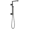 Delta Matte Black Finish Emerge Modern Angular Square Shower Column 18" (Requires Showerhead, Hand Spray, and Control) D58410BL