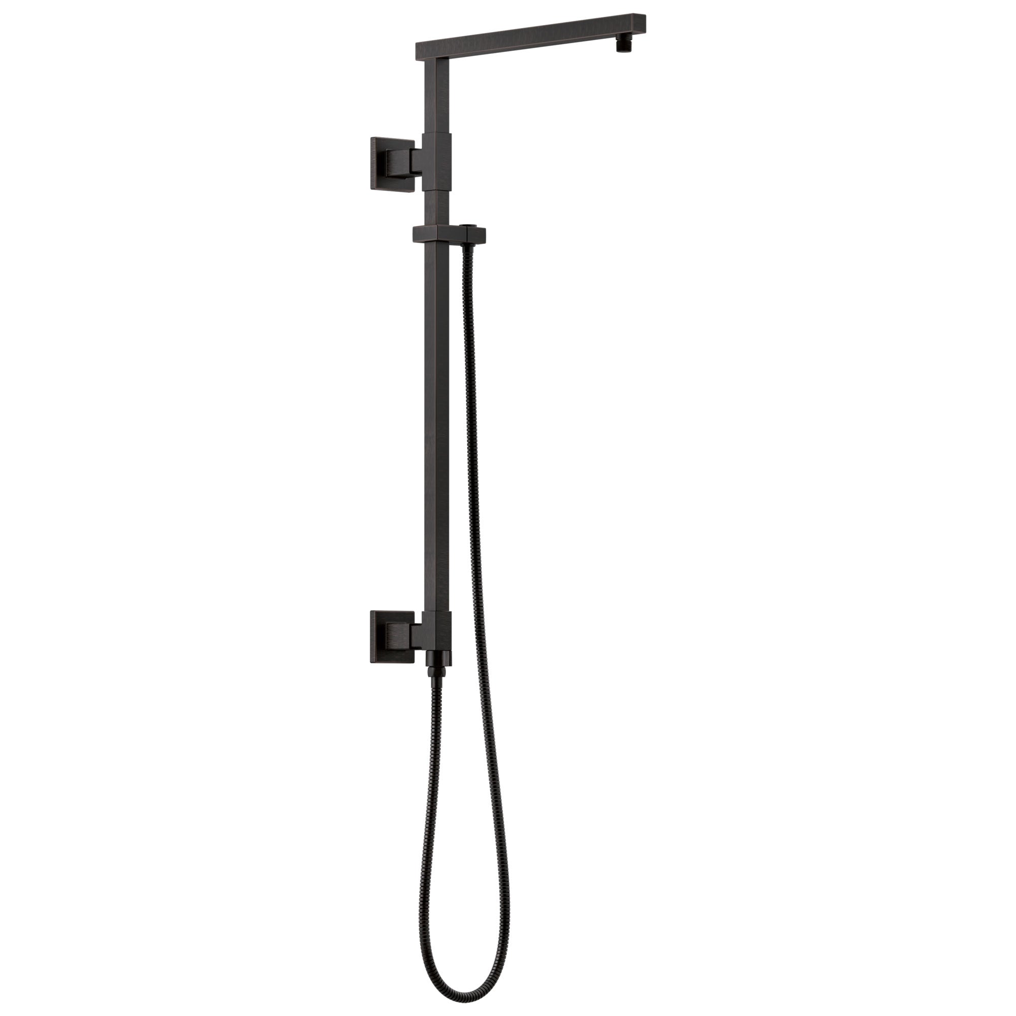 Delta Venetian Bronze Finish Emerge Modern Angular Square Shower Column 26" (Requires Showerhead, Hand Spray, and Control) D58420RB