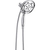 Delta In2ition Modern 2-In-1 Chrome Finish Handheld Shower / Shower Head 604330