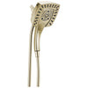 Delta Polished Nickel Finish H2Okinetic In2ition 5-Setting Modern Two-in-One Showerhead Hand Shower Combo D58474PN25