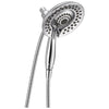 Delta Chrome Finish In2ition HSSH 2.5 GPM 5-Setting Dual Hand Shower and Showerhead Spray D5856925PK