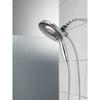 Delta Chrome Finish In2ition HSSH 2.5 GPM 5-Setting Dual Hand Shower and Showerhead Spray D5856925PK