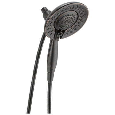 Delta Venetian Bronze Finish In2ition HSSH 2.5 GPM 5-Setting Dual Hand Shower and Showerhead Spray D58569RB25PK