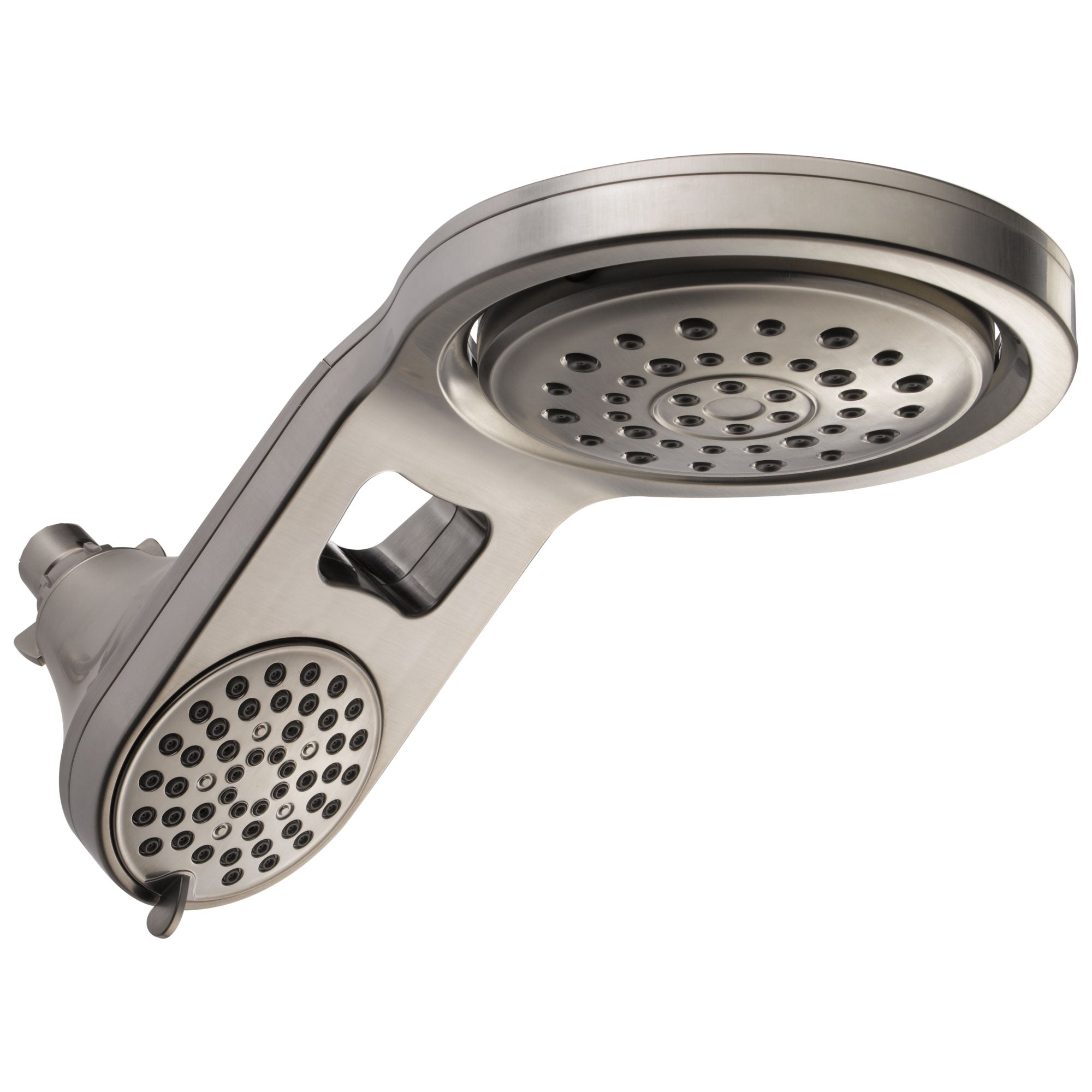 Delta Stainless Steel Finish HydroRain 5-Setting Two-in-One Shower Head D58580SS25PK