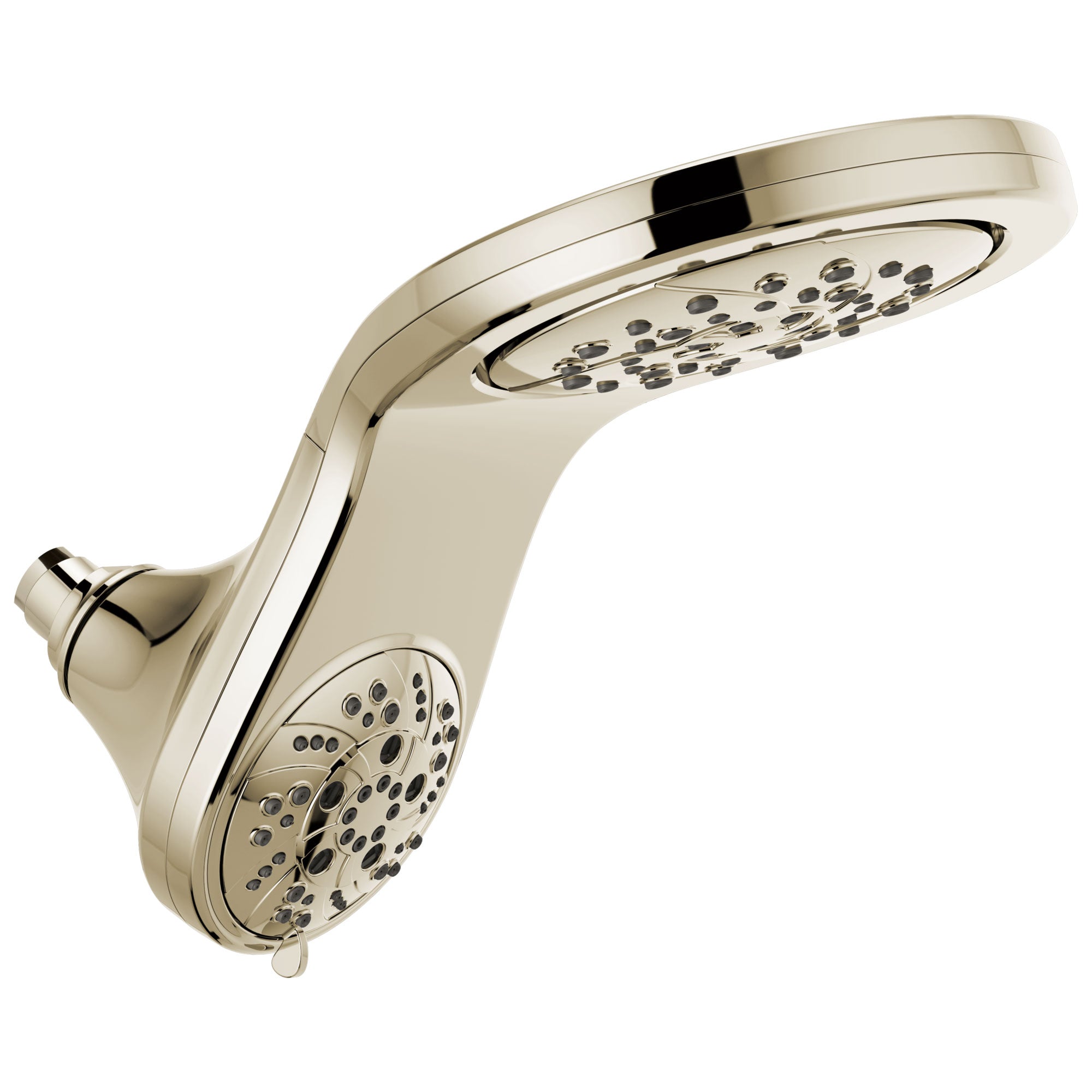 Delta Polished Nickel Finish HydroRain H2Okinetic In2ition 5-Setting Two-in-One Showerhead D58581PNPK