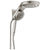 Delta Stainless Steel Finish HydroRain H2Okinetic 5-Setting Two-in-One Shower Head and Hand Spray D58680SS25