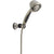 Delta 5-Spray Adjustable Wall Mount Hand Shower in Stainless Steel Finish 561287