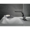 Delta Pivotal Matte Black Finish Single Handle Bathroom Faucet D599BLMPUDST