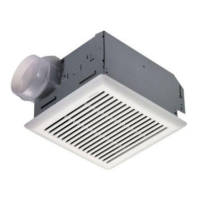 Nutone 671R 90 CFM Quiet White Grille Ceiling Mount Bath Ventilation Exhaust Fan