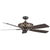 Concord Fans 60" Aracruz Oil Rubbed Bronze Large Ceiling Fan with Up-Light