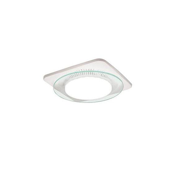 Nutone QTNLEDA Round LunAura 110 CFM Bath Vent Fan with Light and LED Nightlight