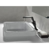 Delta Pivotal Matte Black Finish Single Handle Mid-Height Bathroom Sink Faucet D699BLDST