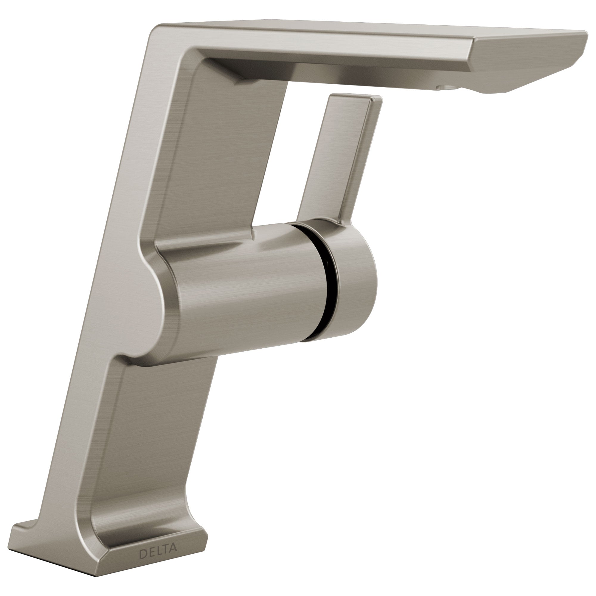 Delta Pivotal Stainless Steel Finish Single Handle Mid-Height Bathroom Sink Faucet D699SSDST