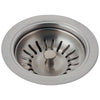 Delta Stainless Steel Finish Kitchen Sink Flange and Basket Strainer D72010SS