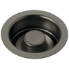 Delta Contemporary Black Stainless Steel Finish Kitchen Sink Disposal and Flange Stopper D72030KS