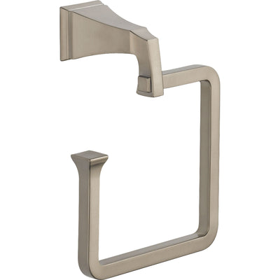 Delta Dryden Stainless Steel Finish STANDARD Bathroom Accessory Set Includes: 24" Towel Bar, Toilet Paper Holder, Robe Hook, and Towel Ring D10035AP