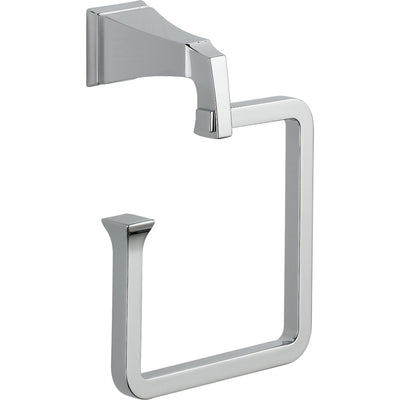 Delta Dryden Chrome DELUXE Accessory Set Includes: 24" Towel Bar, Paper Holder, Towel Ring, Robe Hook, Tank Lever, & 24" Double Towel Bar D10033AP