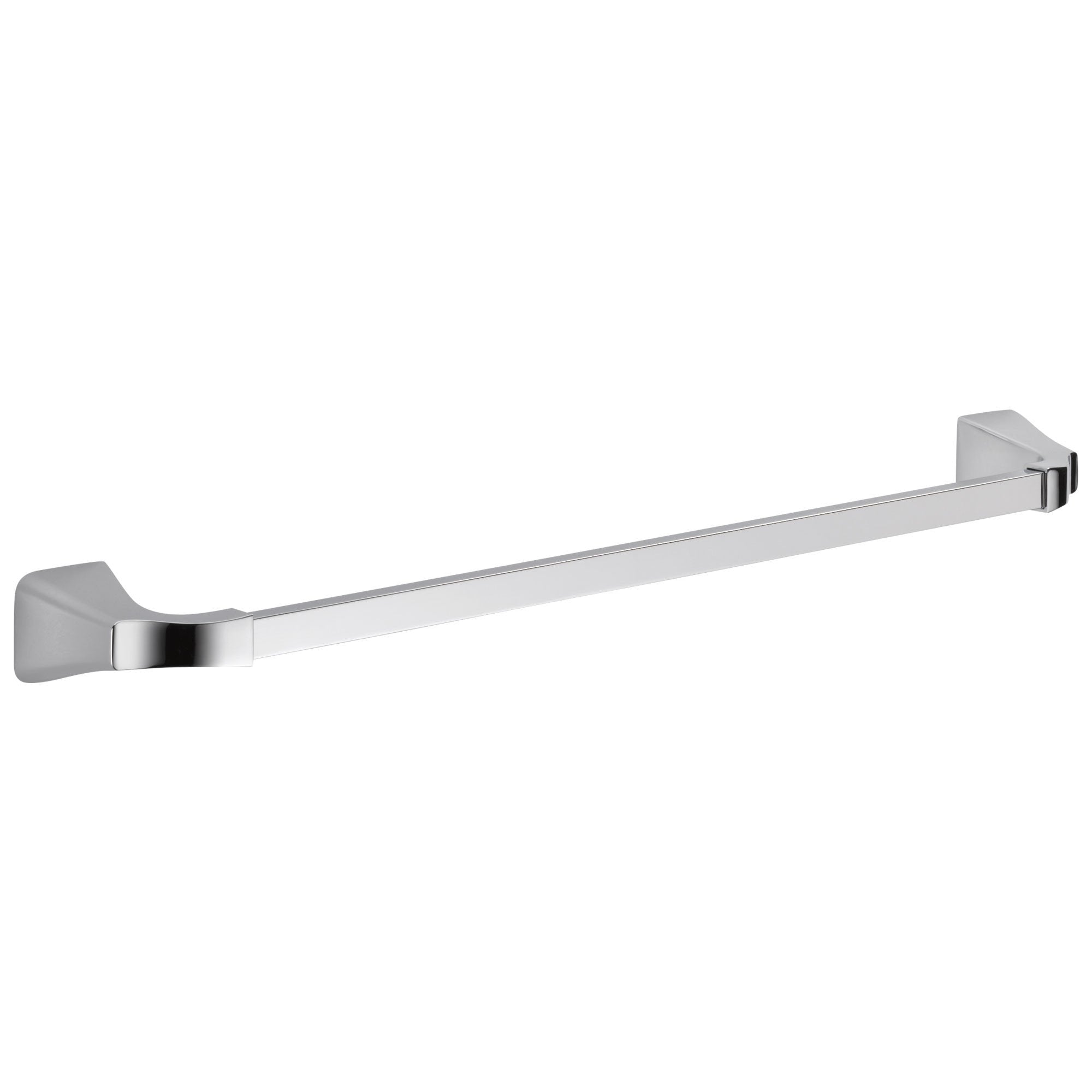 Delta Tesla Collection Chrome Finish Modern Wall Mounted 24" Single Towel Bar 714269