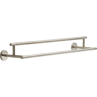 Delta Trinsic Stainless Steel Finish DELUXE Accessory Set: 24" Single and Double Towel Bar, Paper Holder, Towel Ring, Robe Hook, Tank Lever D10006AP