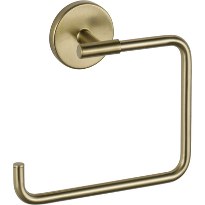 Delta Trinsic Champagne Bronze STANDARD Bathroom Accessory Set Includes: 24" Towel Bar, Toilet Paper Holder, Robe Hook, and Towel Ring D10008AP