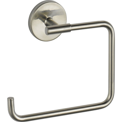 Delta Stainless Steel Finish Trinsic Bathroom Faucet, Towel Ring, Robe Hook, Roman Tub Filler, and Shower Faucet INCLUDES All Valves Package D008CR