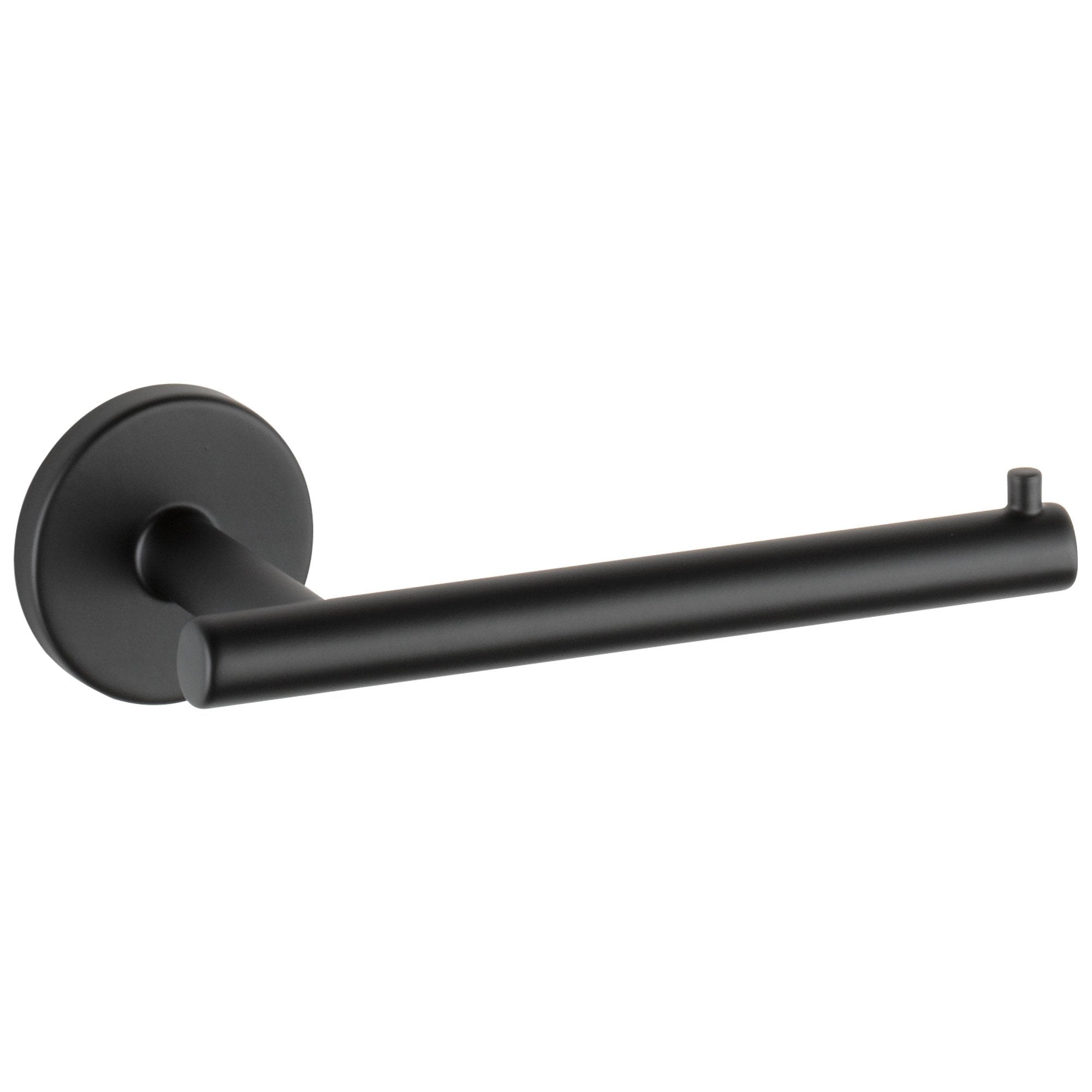 Delta Trinsic Collection Matte Black Finish Single Post Wall Mount Toilet Tissue Paper Holder D75950BL