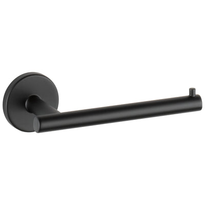 Delta Trinsic Matte Black STANDARD Bathroom Accessory Set Includes: 24" Towel Bar, Toilet Paper Holder, Robe Hook, and Towel Ring D10014AP