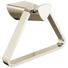 Delta Zura Collection Polished Nickel Finish Modern Triangular Wall Mount Hand Towel Holder D77446PN