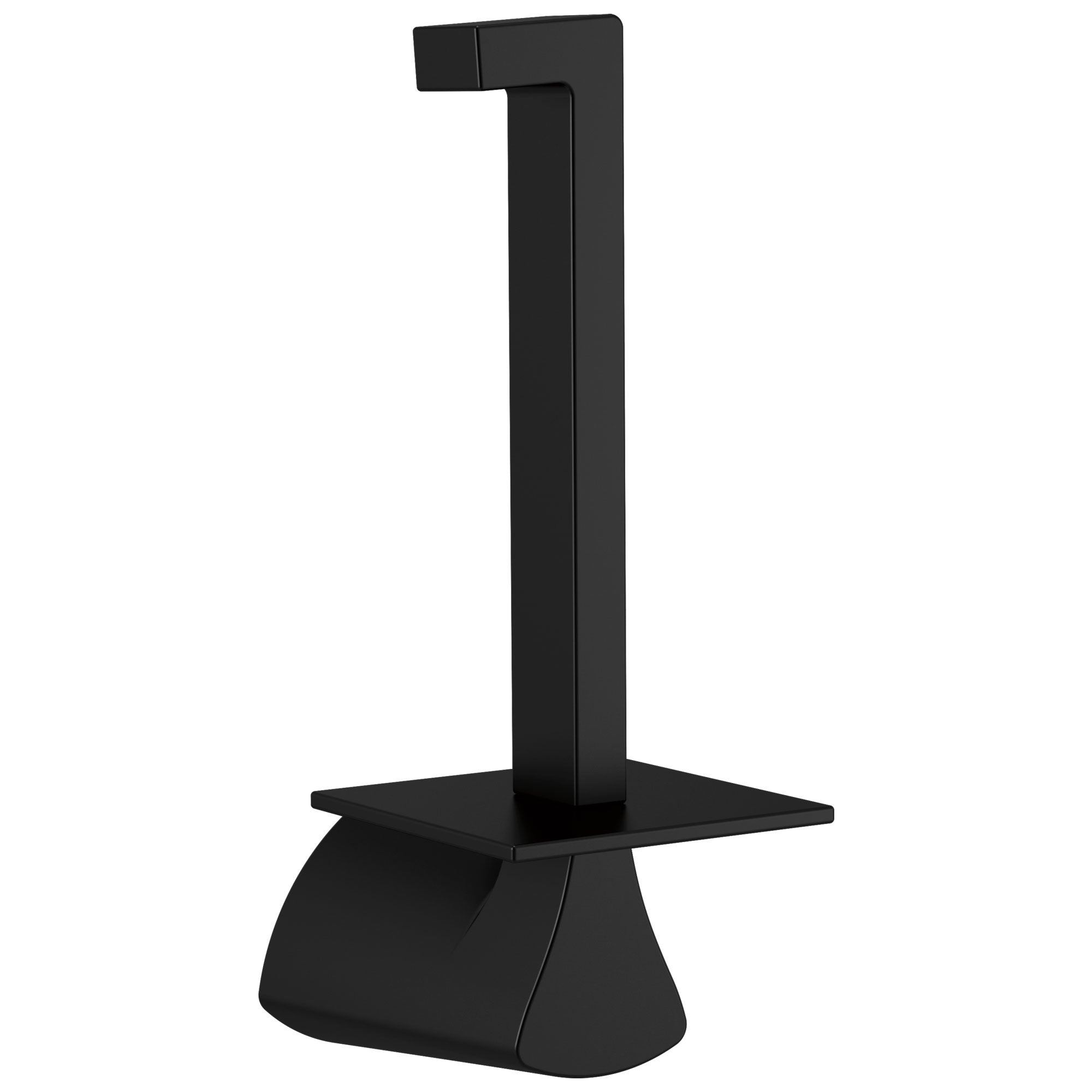 Delta Zura Matte Black Finish Vertical Toilet Tissue Paper Holder D774505BL