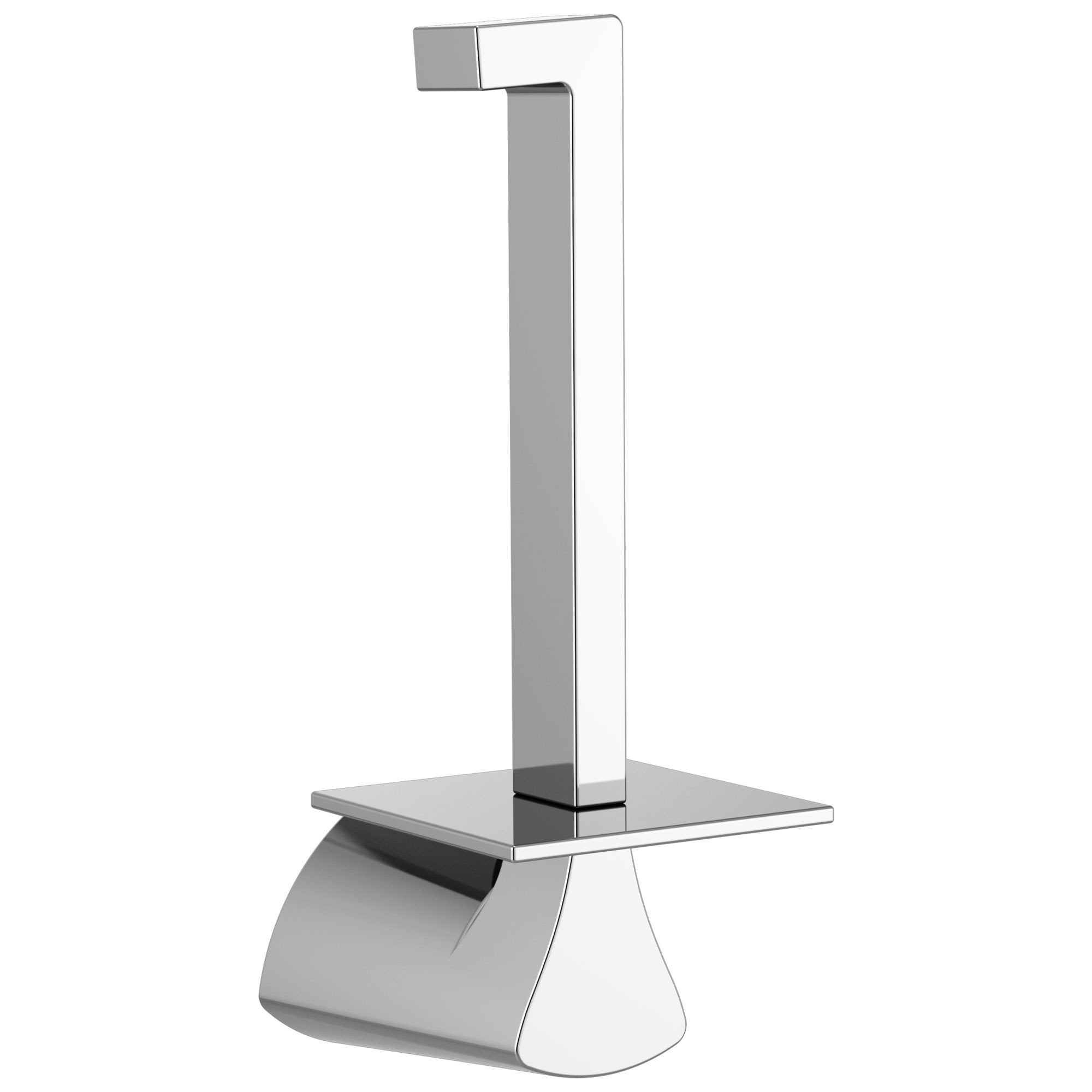 Delta Zura Collection Chrome Finish Modern Vertical Post Toilet Tissue Paper Holder D774505