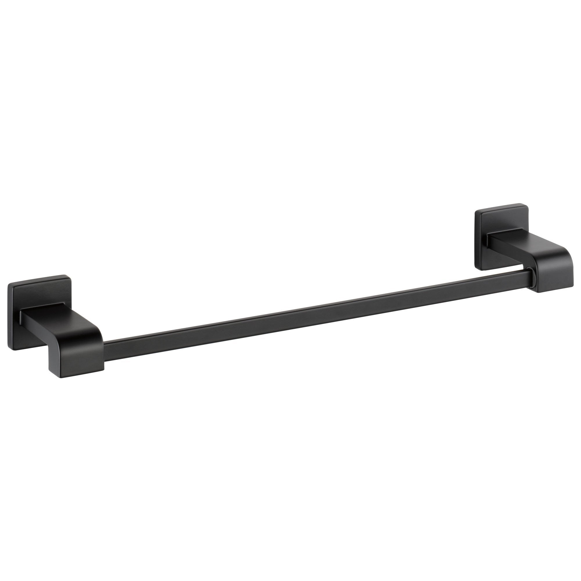 Delta Ara Collection Matte Black Finish Wall Mount 18" Single Towel Bar D77518BL