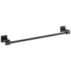 Delta Ara Collection Matte Black Finish Wall Mount 24" Single Towel Bar D77524BL