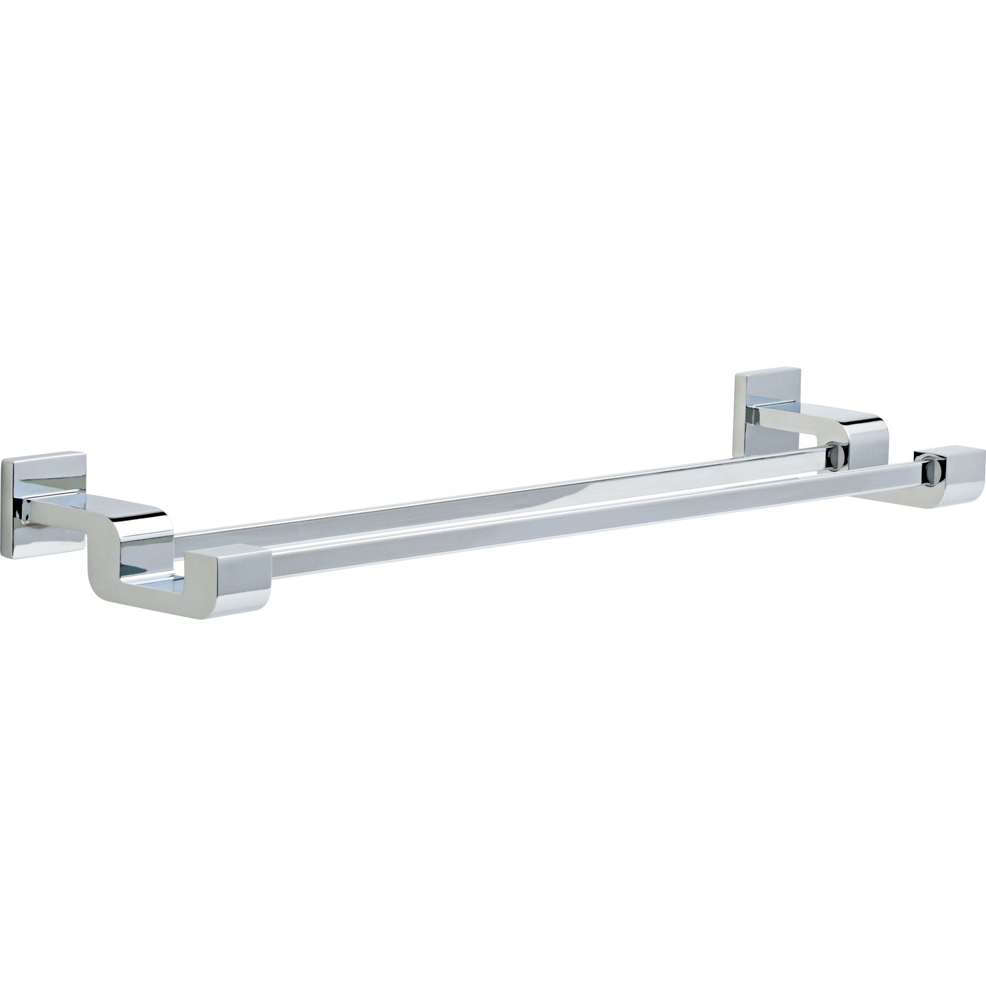 Delta Arzo 24 inch Modern Chrome Double Towel Bar 638718