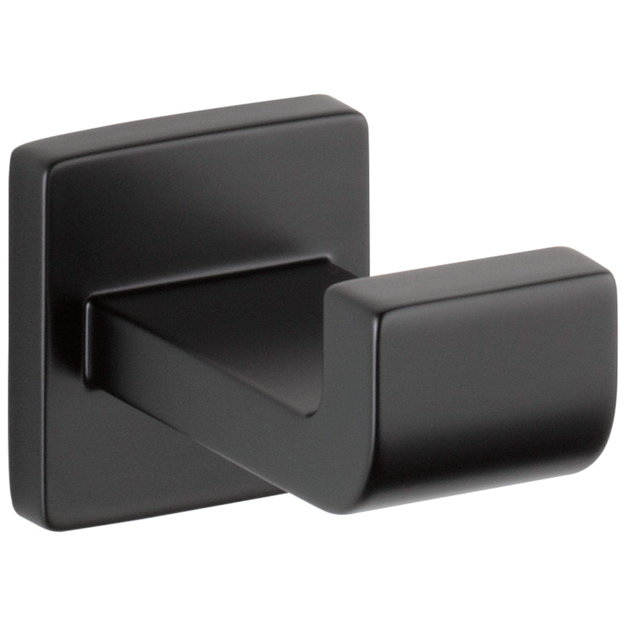 Delta Ara Collection Matte Black Finish Modern Wall Mounted Robe Hook D77535BL