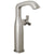 Delta Stryke Stainless Steel Finish Vessel Sink Faucet Includes Single Helo Cross Handle D3582V