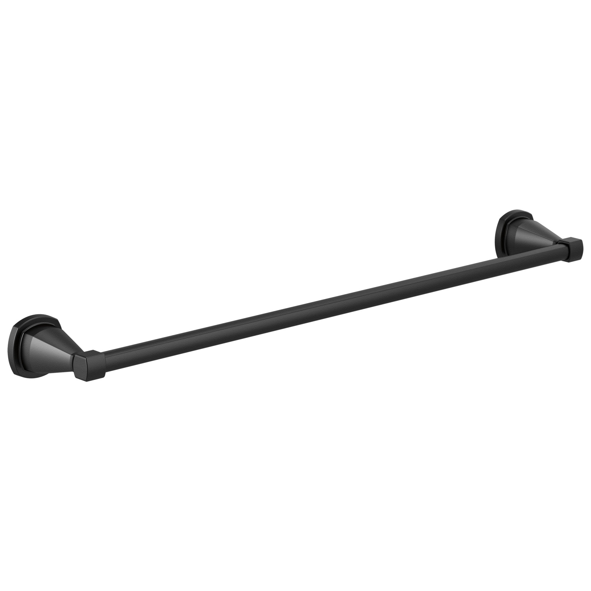 Delta Stryke Matte Black Finish 24" Single Towel Bar D77624BL