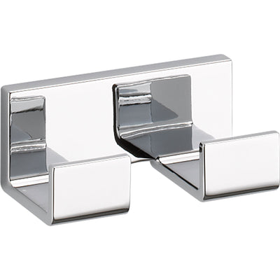 Delta Vero Chrome BASICS Bathroom Accessory Set Includes: 24" Towel Bar, Toilet Paper Holder, and Double Robe Hook D10054AP