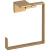 Delta Vero Modern Champagne Bronze Square Hand Towel Ring 556035