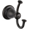 Delta Leland Collection Venetian Bronze Double Robe Hook 493176