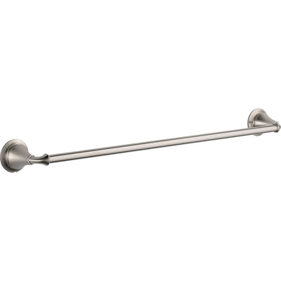 Delta Linden Stainless Steel Finish BASICS Bathroom Accessory Set Includes: 24" Towel Bar, Toilet Paper Holder, and Robe Hook D10104AP